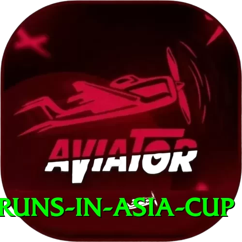 most runs in asia cup - 2